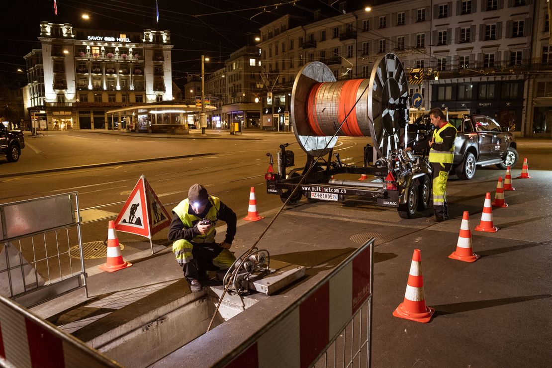 Baustelle Paradeplatz - MultiNet Communication GmbH